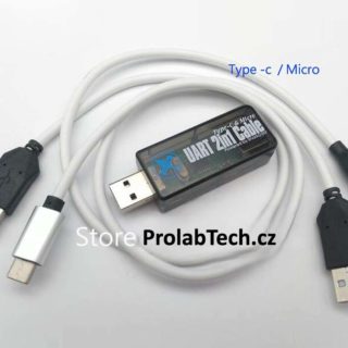 UART 2in1 Káble USB Type-C Mikro USB